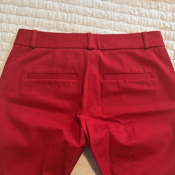 Banana Republic Red Straight Leg Pants - Picture 4 of 4